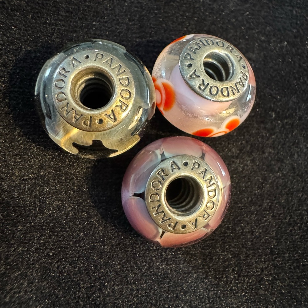 Pandora glass beads
